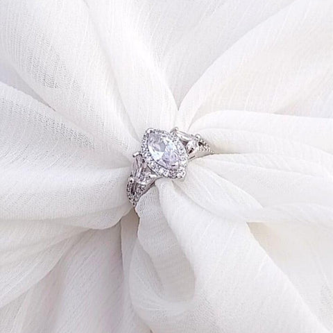 Modern Design Silver Plated Ring