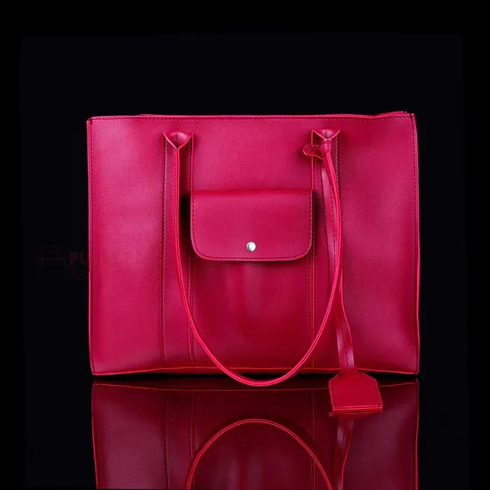 Leather Plain Tote Bags