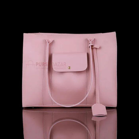 Leather Plain Tote Bags