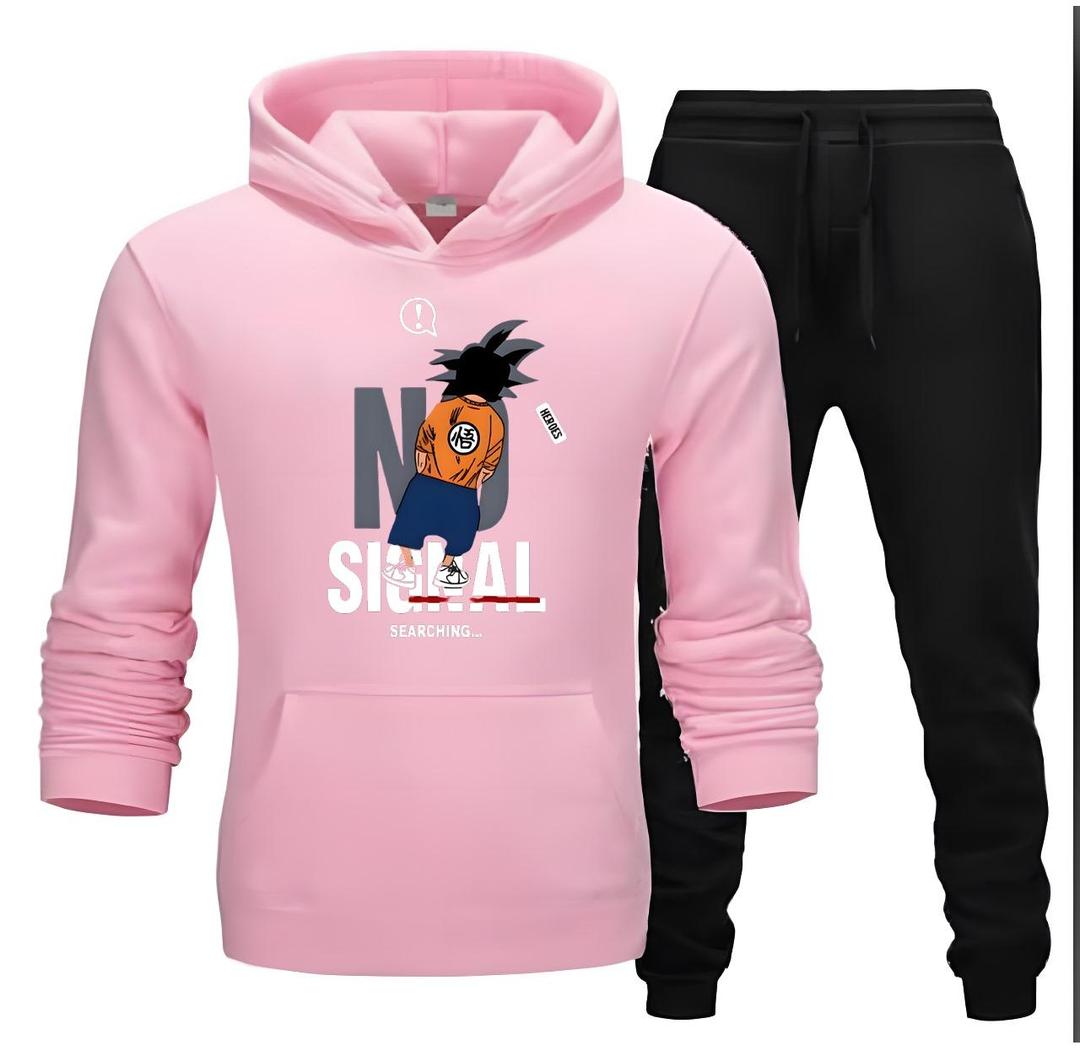 Printed Hoodie Tracksuit