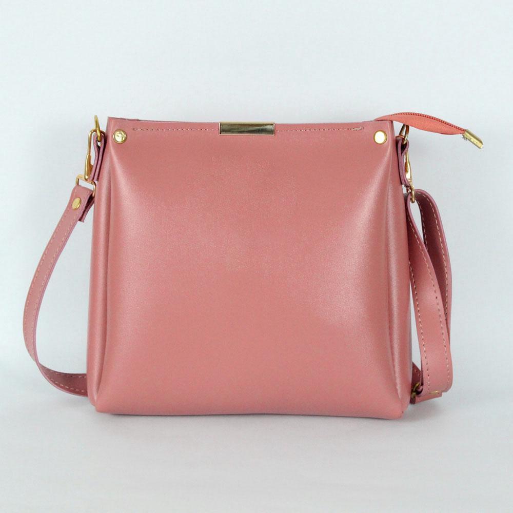 Rexine Plain Hand Bag