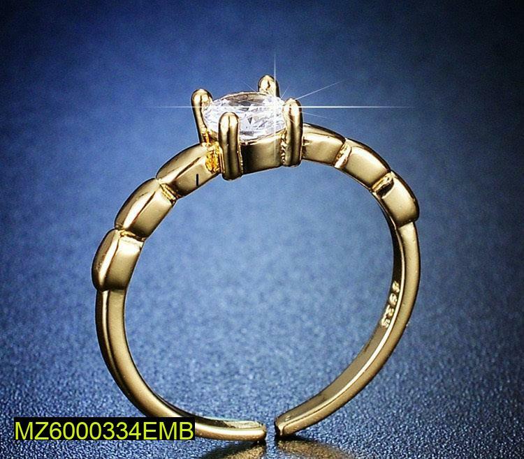 Golden Stone Ring