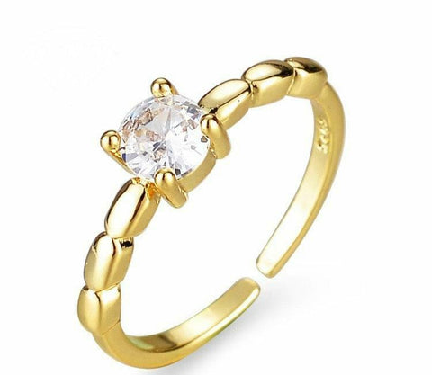 Golden Stone Ring
