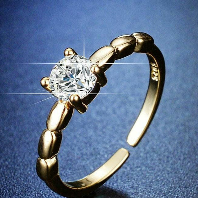Golden Stone Ring