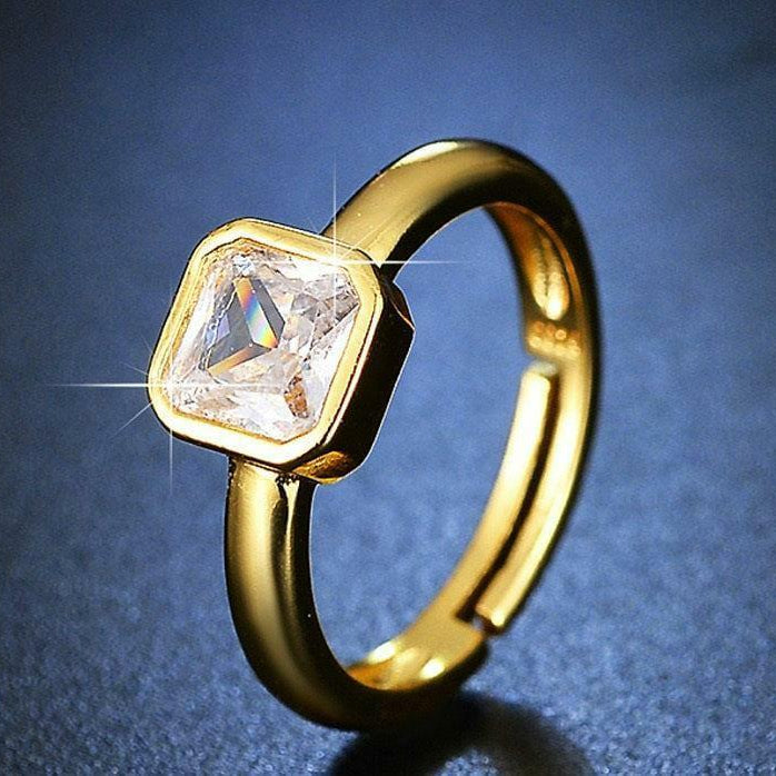 Square Stone Ring
