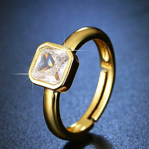 Square Stone Ring
