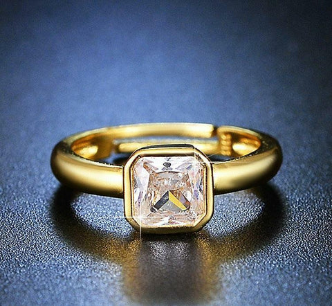 Square Stone Ring