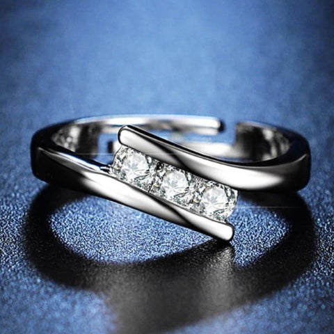 Zircon Adjustable Ring