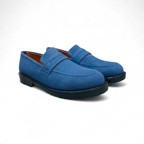 Casual Blue Synthetic