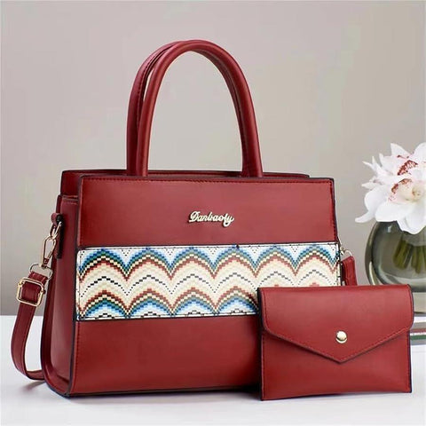 Girl's Rexine Printed Bag
