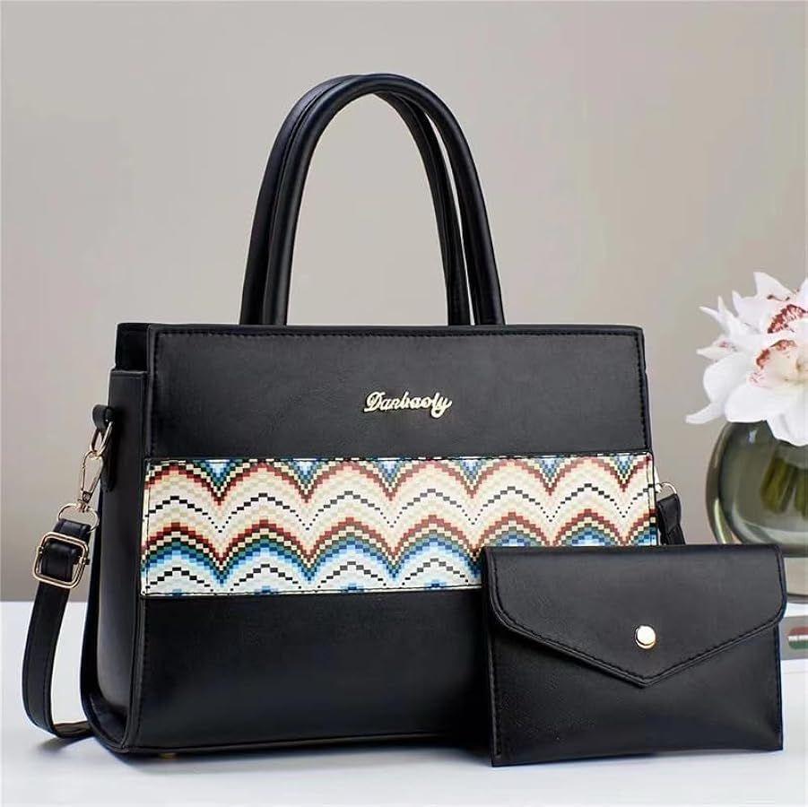Girl's Rexine Printed Bag