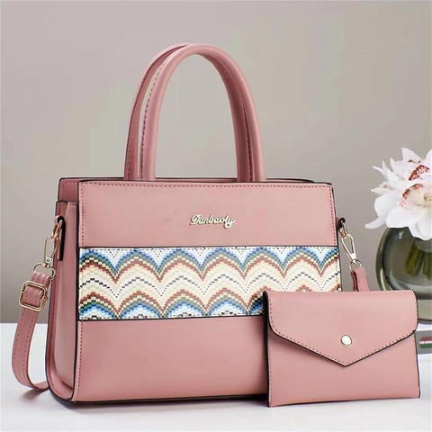 Girl's Rexine Printed Bag