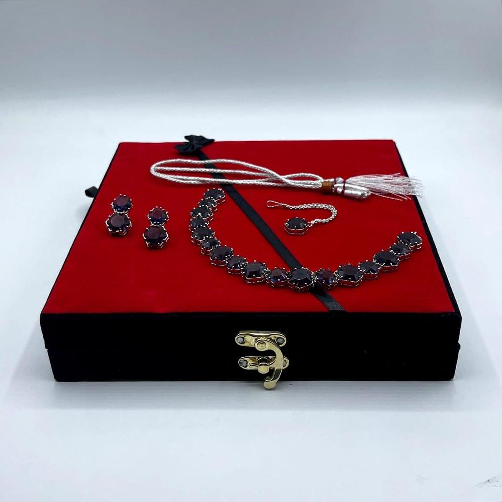 Silver Plated Necklace Set