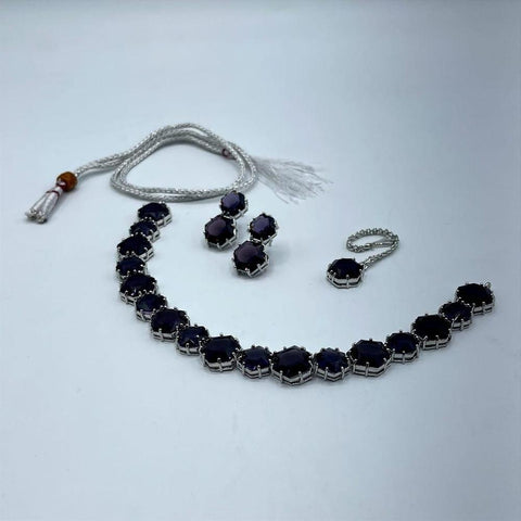 Silver Plated Necklace Set
