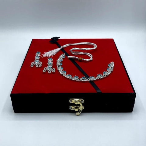 Silver Plated Necklace Set