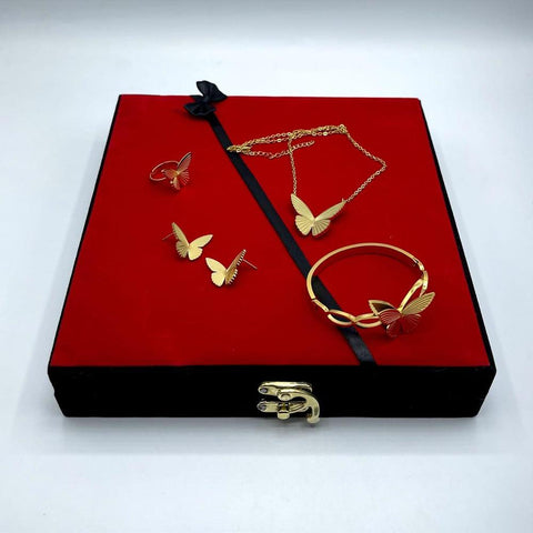 Golden Plated Necklace Set