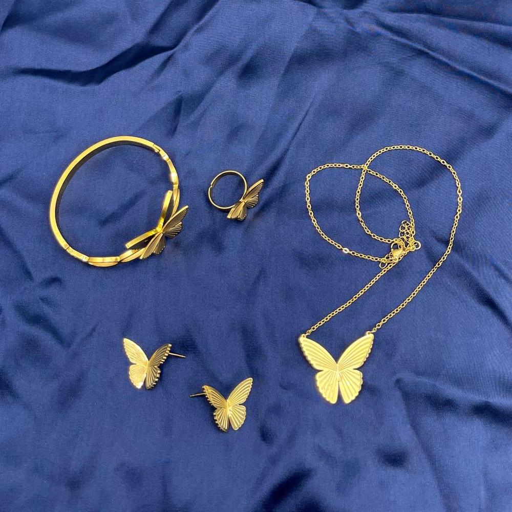 Golden Plated Necklace Set