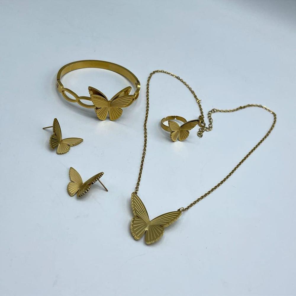 Golden Plated Necklace Set