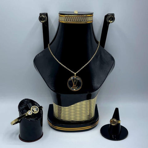 Golden Plated Necklace Set