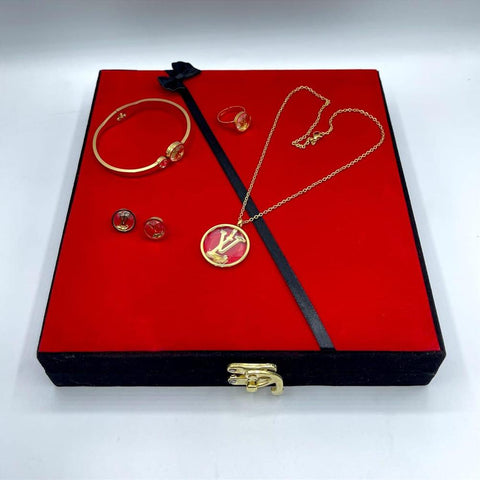 Golden Plated Necklace Set