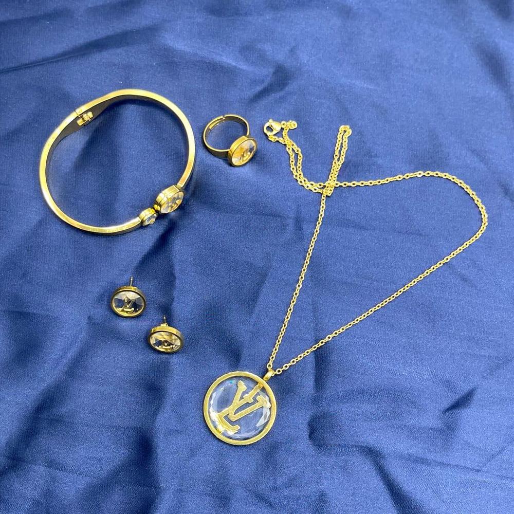 Golden Plated Necklace Set