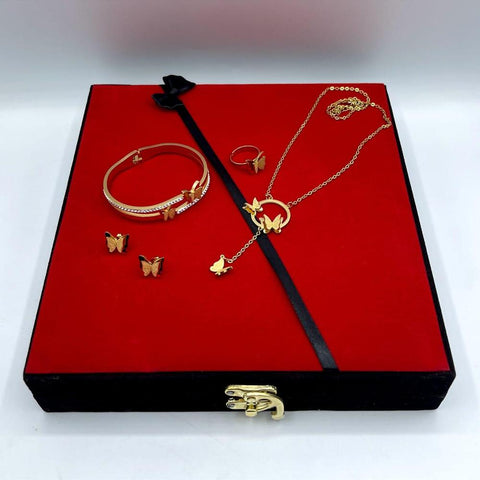Golden Plated Necklace Set