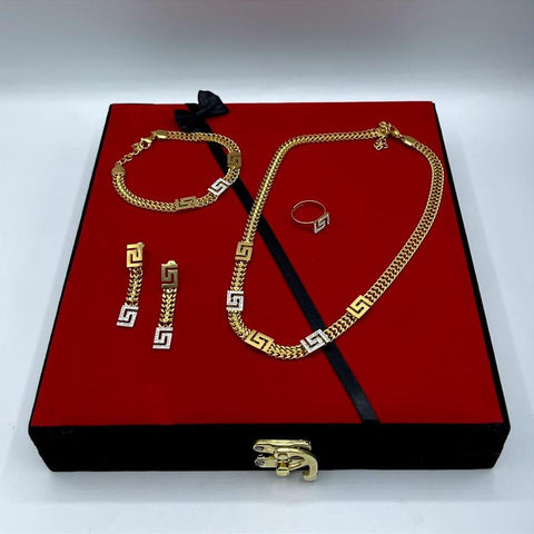 Golden Plated Necklace Set