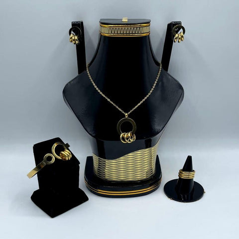 Golden Plated Necklace Set