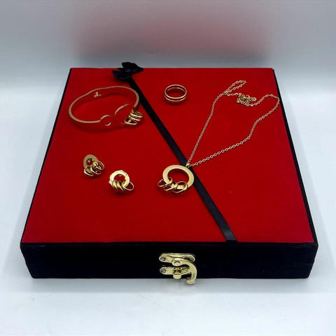 Golden Plated Necklace Set