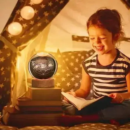 3D Crystal Ball teble Lamp