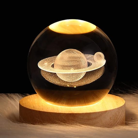 3D Crystal Ball teble Lamp